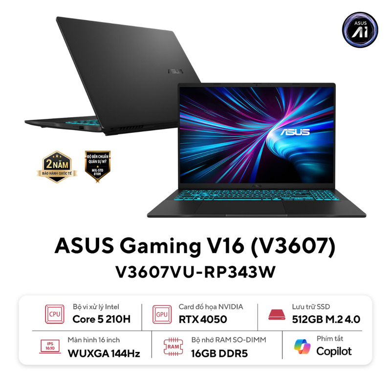 ASUS Gaming V16 (V3607V) | Core 7-240H 16GB 512GB RTX 4050 16'' WUXGA (New)